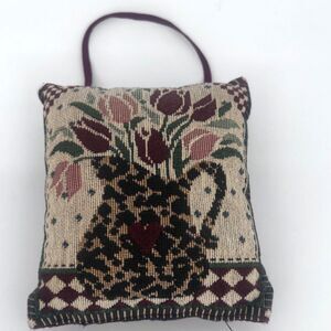 Cottage Core Watering Can w/ Flowers Door Knob Pillow Cushion Home Decor